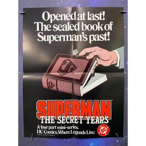 Superman Secret Years, DC‎ Series Promo Poster 1984 21 X 17”